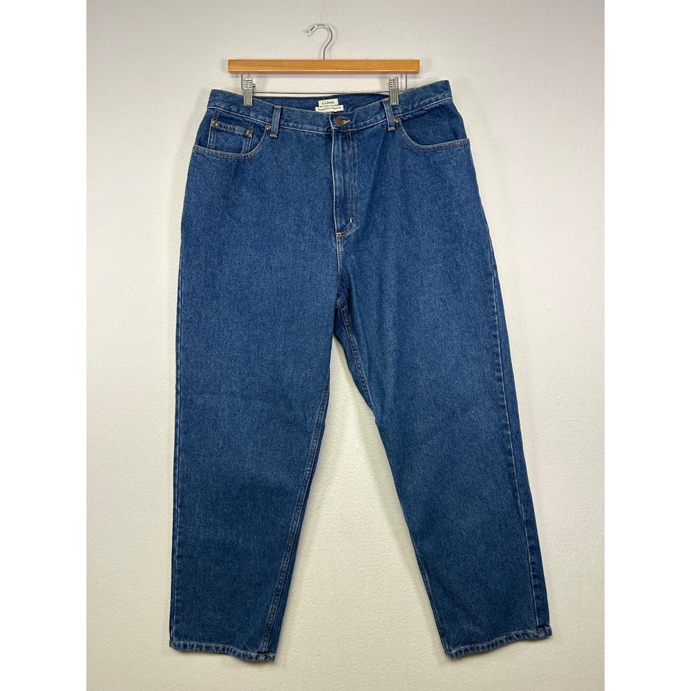 Vintage Gorpcore L.L.Bean Women 18 Blue Original Relaxed Fit High Rise Jeans